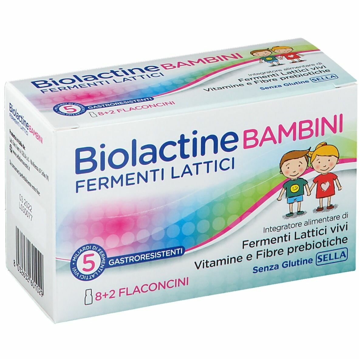 Biolactine bambini 10 flaconcini 8 ml