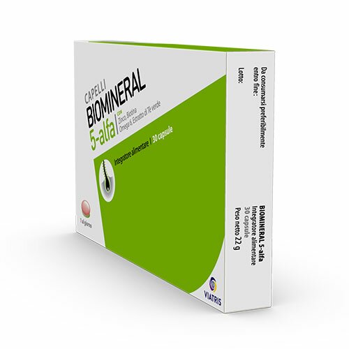 Biomineral 5-Alfa Integratore Capelli 30 Capsule