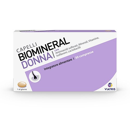 Biomineral Donna Integratore Per Capelli 30 Compresse