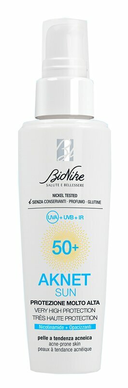 Bionike Aknet Sun SPF50+Protezione Solare Spray 50 ml