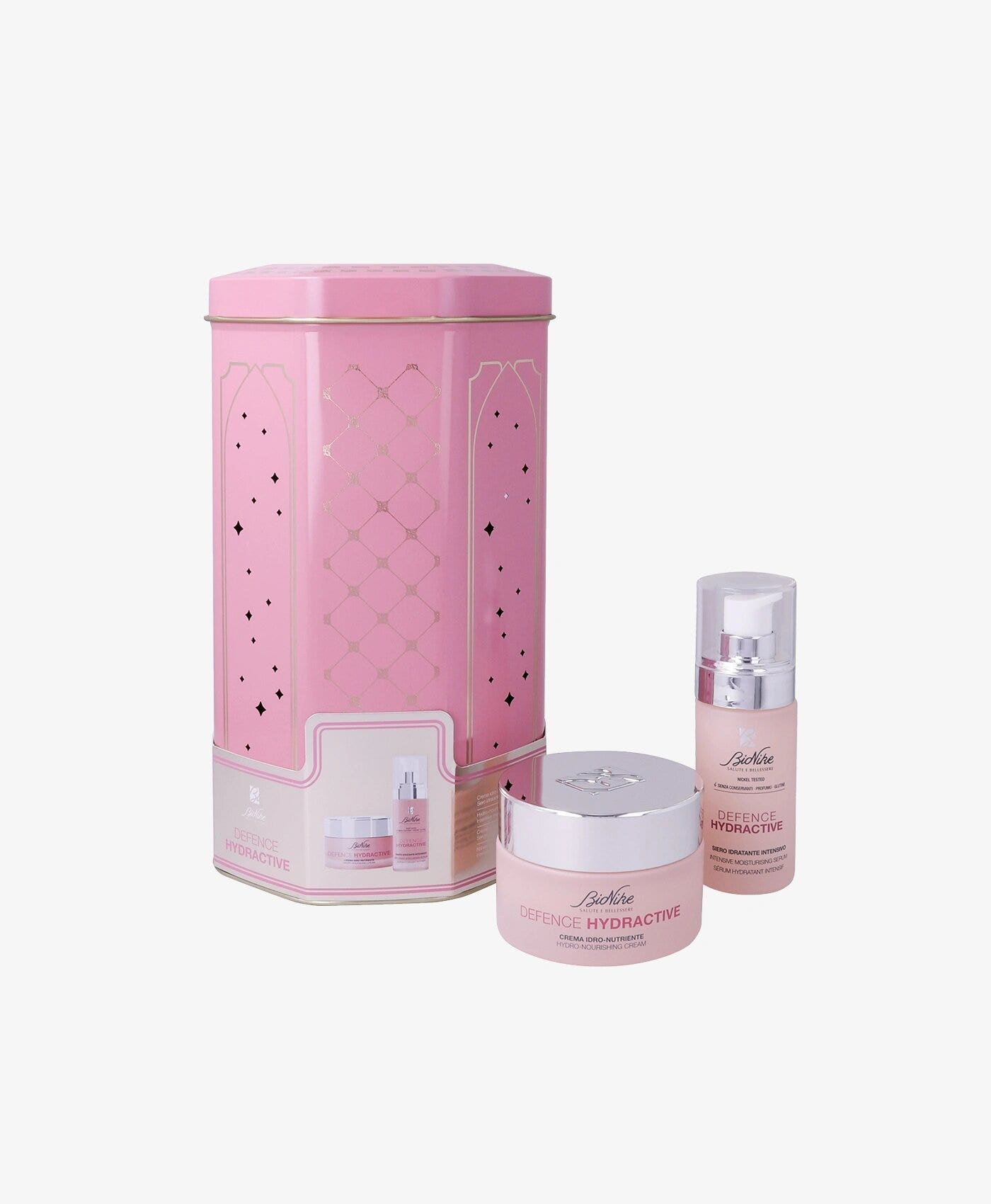 Bionike cofanetto defence hydractive crema idro-nutriente 50ml + siero idratante intensivo 30ml