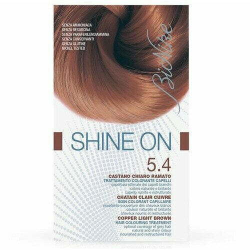 Bionike Shine On 5.4 Castano Chiaro Ramato Tintura Capelli