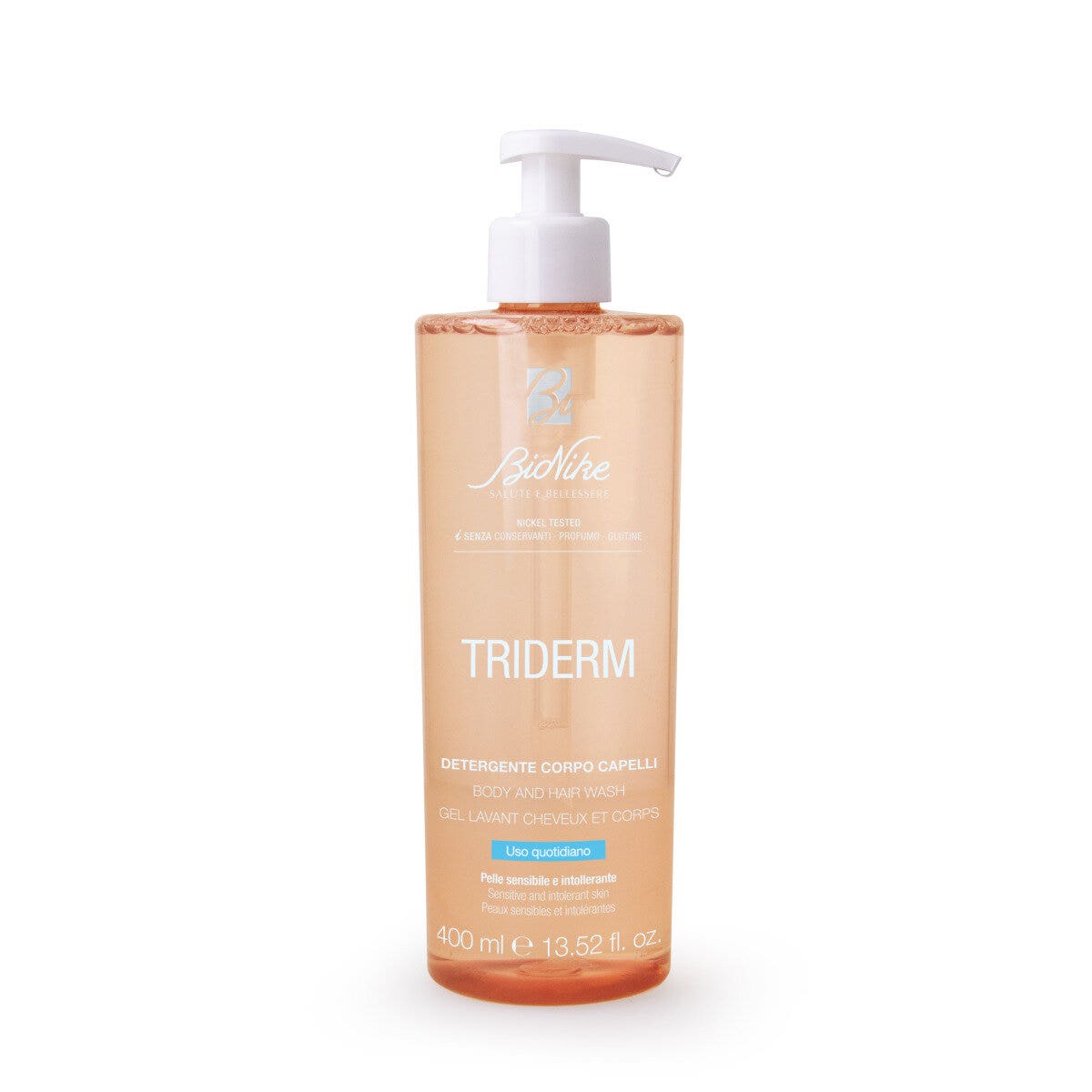 Bionike triderm detergente corpo capelli 400ml