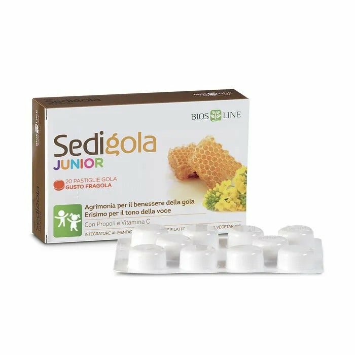 Bios line new apix propoli sedigola junior fragola 20 pastiglie