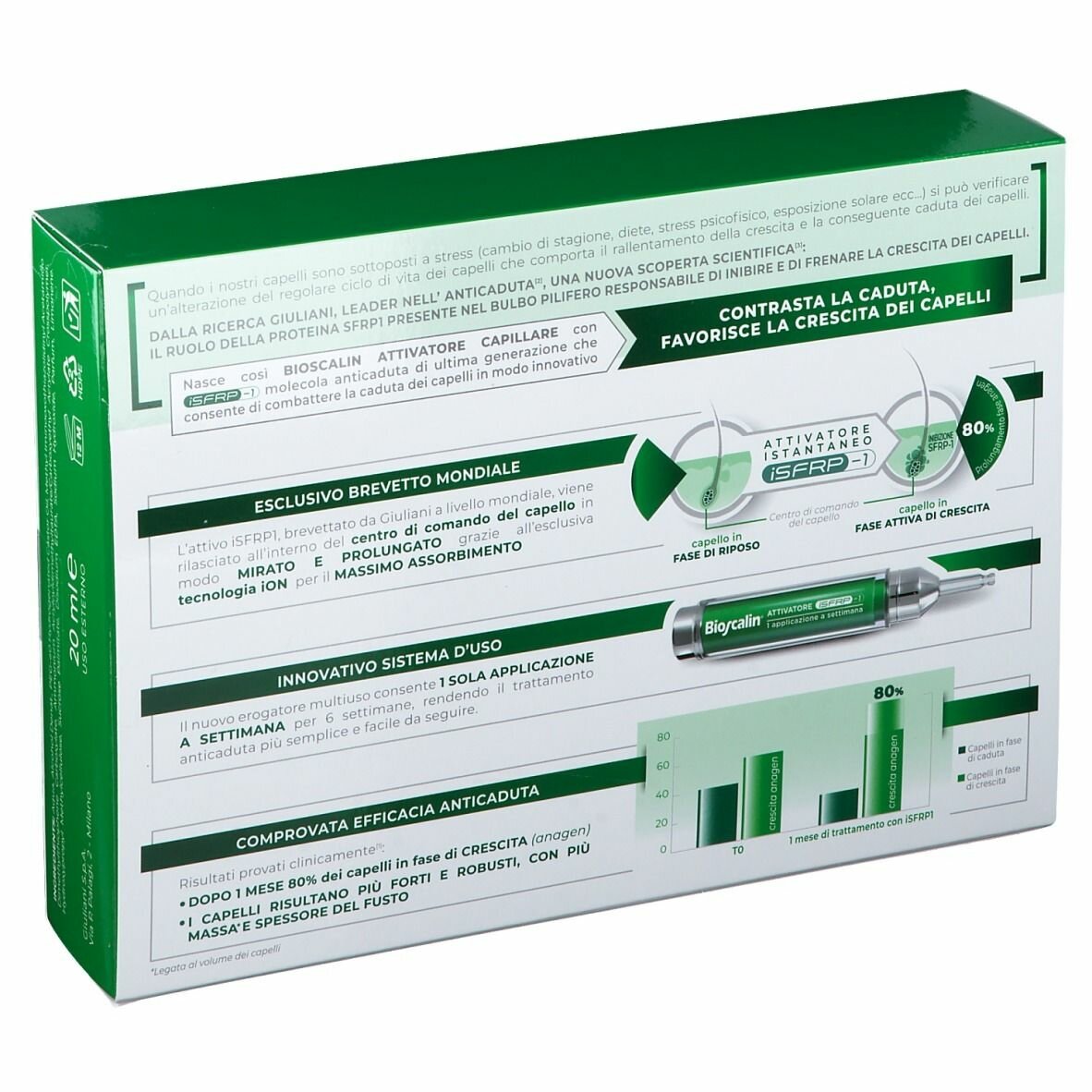 Bioscalin attivatore capillare isfrp-1 promo doppia 10 ml x2 pezzi