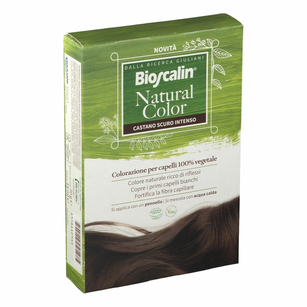 Bioscalin natural color castano scuro intenso 70 g