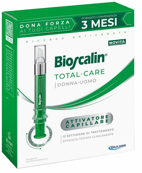 Bioscalin total care attivatore capillare 2 applicatori multidose x 10ml