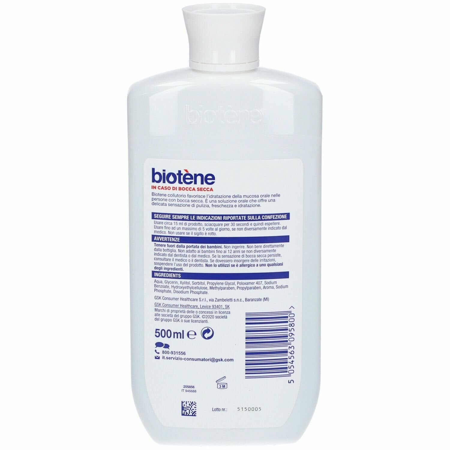 Biotene mw collutorio 500ml