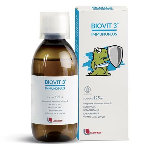 Biovit 3 Immunoplus Sciroppo Difese Immunitarie 125 ml