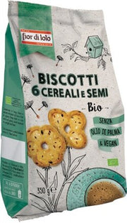 Biscotti ai 6 cereali e semi 350 g