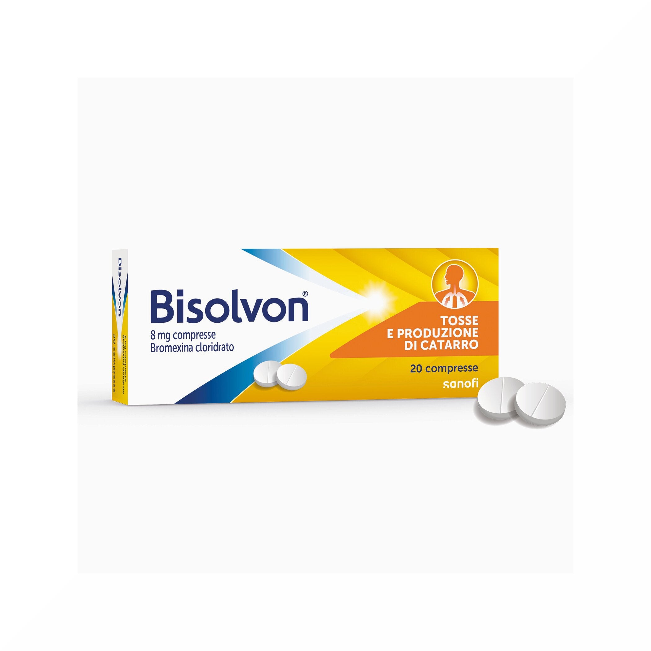 Bisolvon 20 Compresse 8mg Bromexina Cloridrato