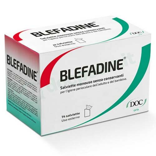 Blefadine 14 salviette monouso per detersione perioculare