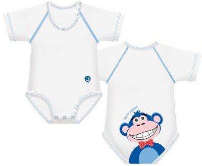 Body 0-36m bio cotton 4season baby jungle scimmia
