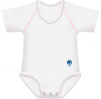 Body 0-36m bio cotton 4season d&d dinosauro rosa