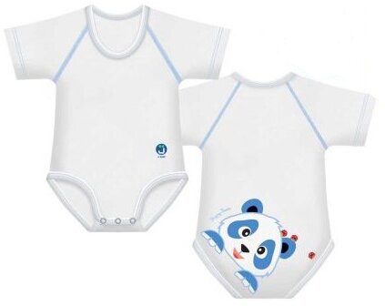 Body 0-36m bio cotton warm happy bears panda