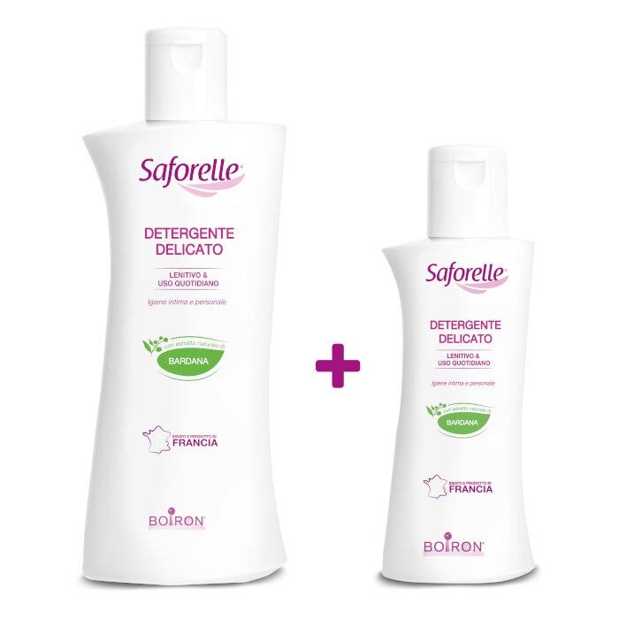 Boiron saforelle detergente intimo delicato e lenitivo 250ml+100ml