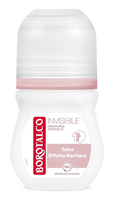 Borotalco deo roll invisibile rosa 50 ml