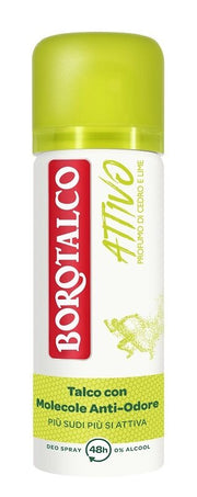 Borotalco deo spray attivo giallo 50 ml