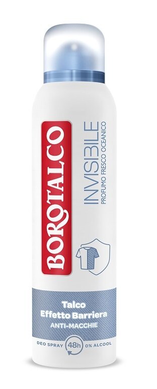 Borotalco deo spray invisibile azzurro 150 ml