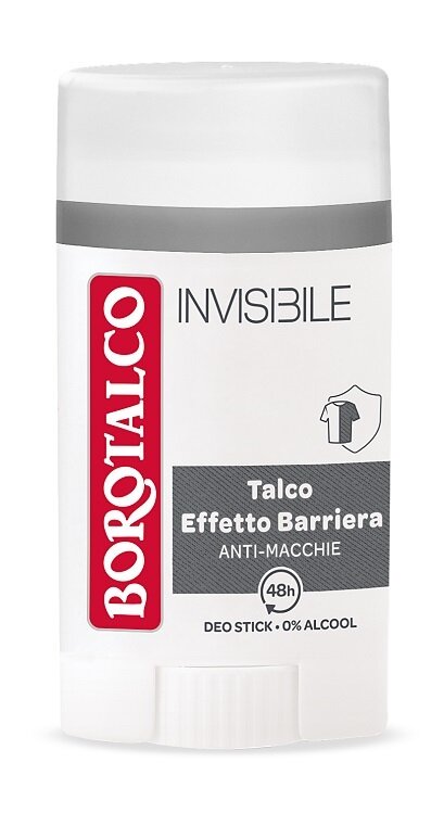 Borotalco deo stick invisibile grigio 40 ml