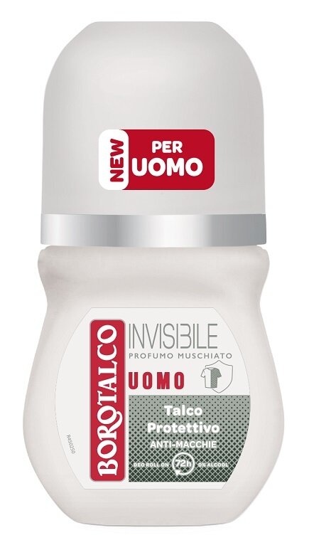 Borotalco men deo roll asciutto invisibile 50 ml