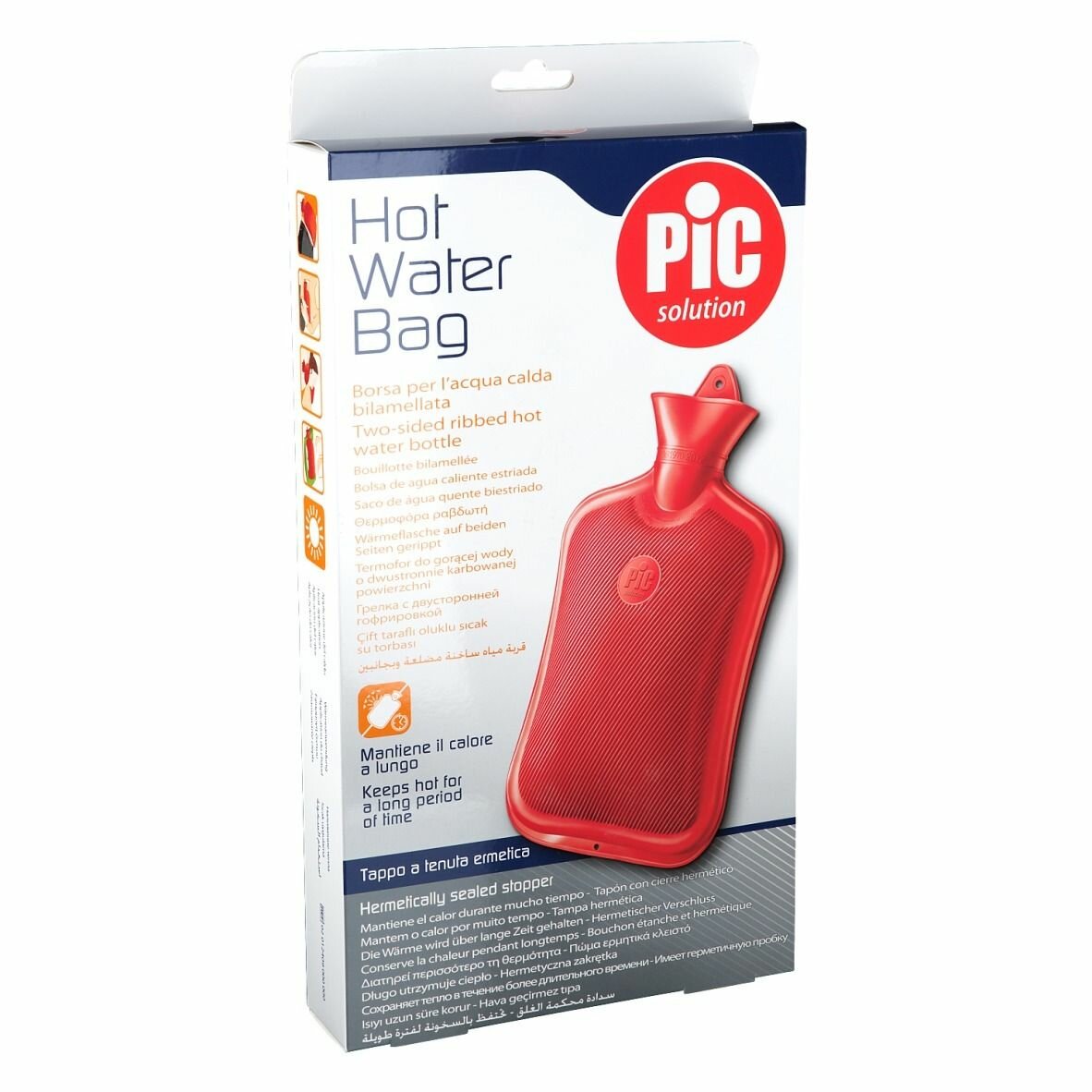 Borsa acqua calda bilamellata pikdare