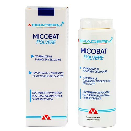 Braderm Micobat Polvere Trattamento Alterazioni Della Pelle 75 g