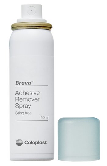 Brava spray remover per distacco dolce adesivi e dispositiviper stomia 50 ml