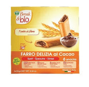 Break & bio farro delizia al cacao 6 x 30 g senza uova
