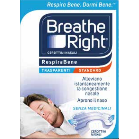 Breathe right trasparenti 10 pezzi