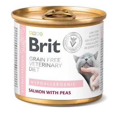 Brit veterinary diet cat hypoallergenic 200 g
