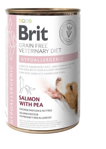 Brit veterinary diet dog hypoallergenic 400 g