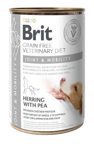 Brit veterinary diet dog joint&mobility 400 g