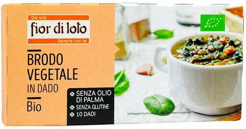 Brodo vegetale dado s/palma s/g100g