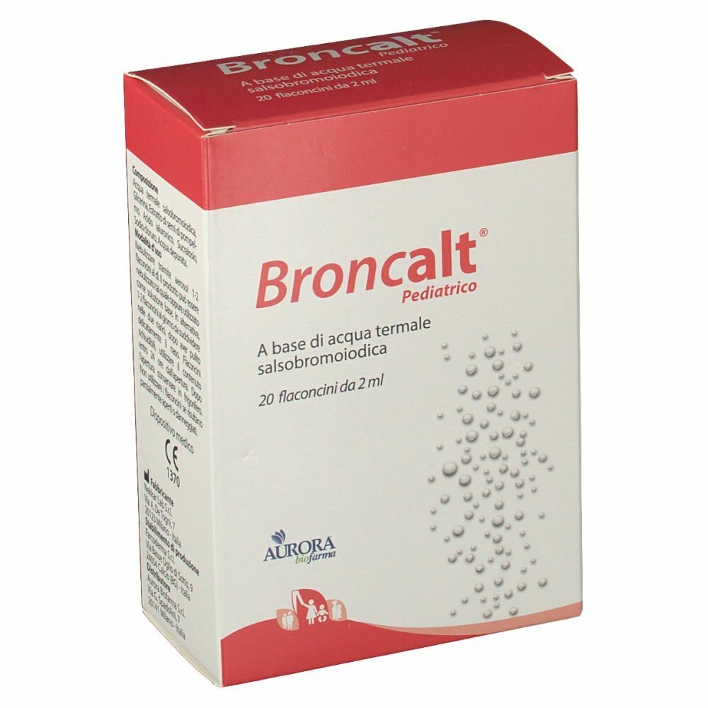Broncalt strip pediatrico soluzione irrigazione nasale 20 flaconcini da 2 ml