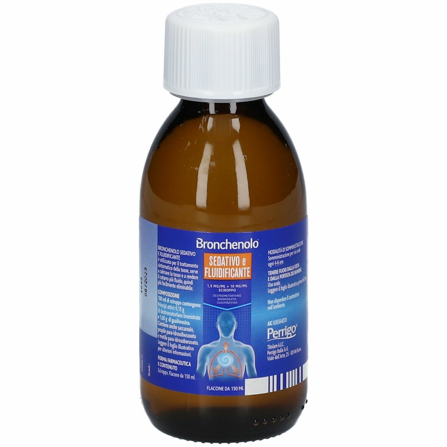 Bronchenolo Sedativo e Fluidificante Sciroppo 150 ml