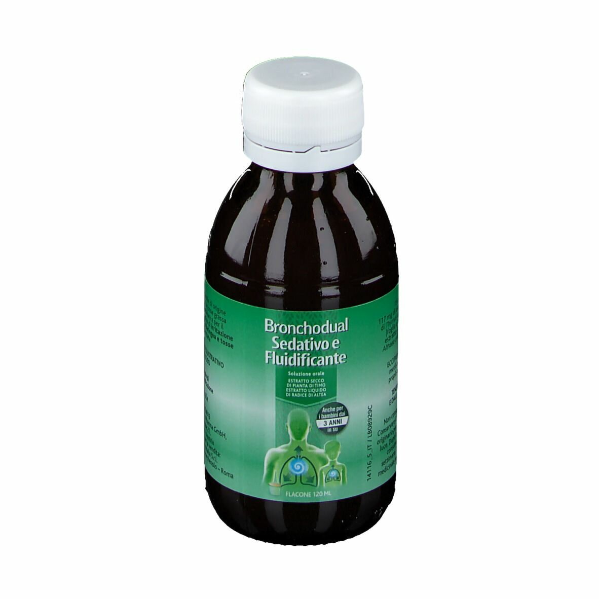Bronchodual sedativo e fluidificante sciroppo 120 ml