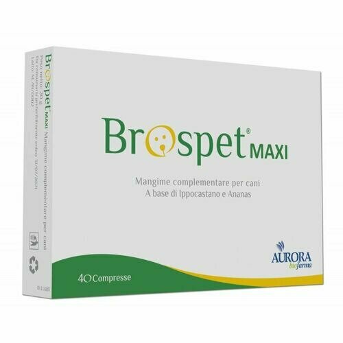 Brospet Maxi Alimento Complementare per Cani 40 Compresse