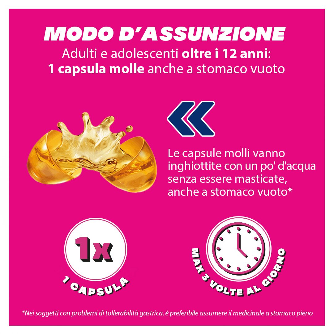 Buscofenact 400 mg analgesico 20 capsule molli 