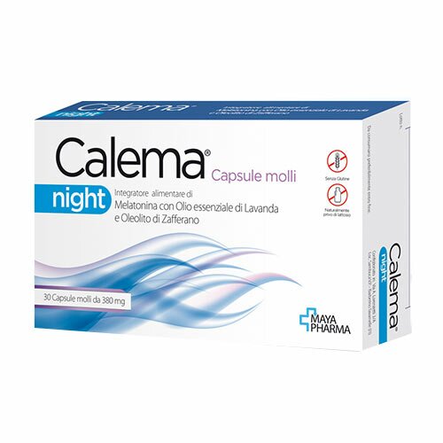 Calema Night Integratore Coadiuvante Sonno 30 Capsule Molli