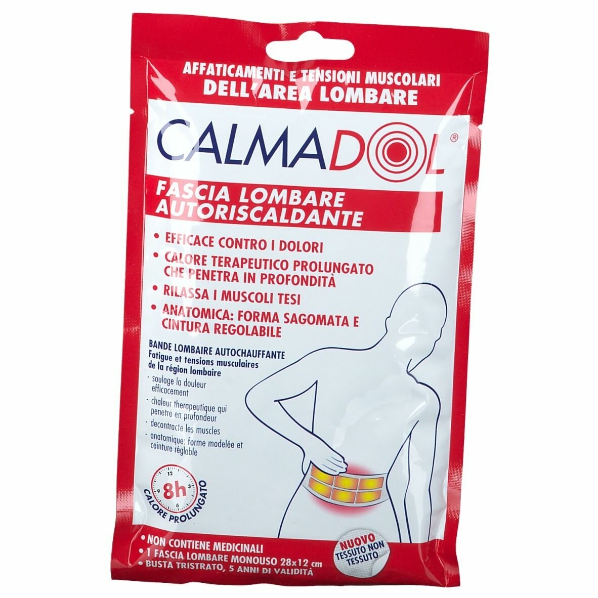 Calmadol fascia autoriscaldante lombare 1 pezzo