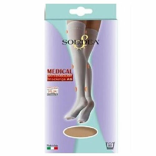 Calza medicale anti-embolismo medical anti-embolism stockingsm00 bianco m