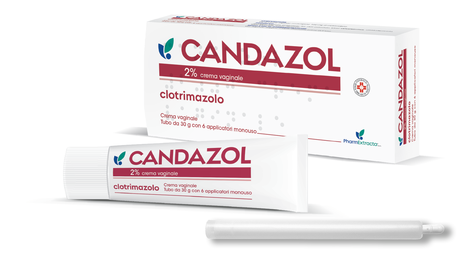 Candazol 2% crema vaginale 1 tubo in al da 30 g con 6 applicatori monouso