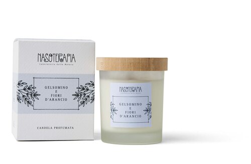 Candela gelsomino e fiori d'arancio