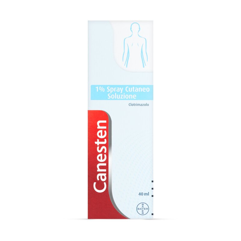 Canesten Spray Cutaneo Antimicotico Contro Funghi e Micosi 40ml