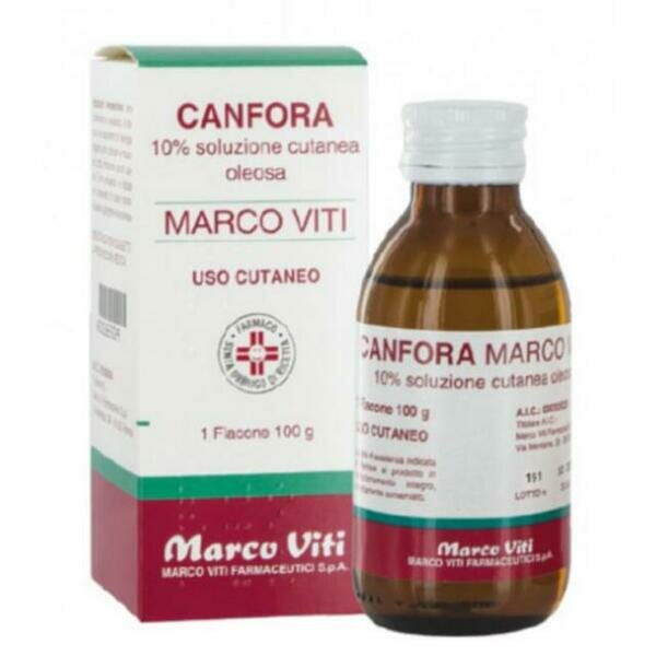 Canfora 10% marco viti soluzione cutanea oleosa 100 g