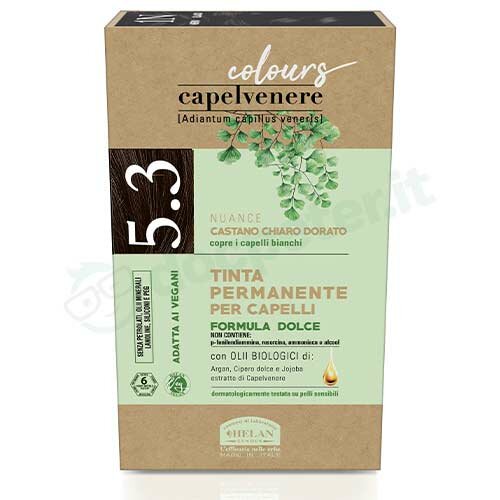 Capelvenere colours tinta capelli 5,3n castano chiaro dorato