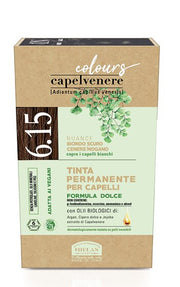 Capelvenere colours tinta capelli 6,15n biondo scuro cenere mogano