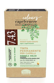 Capelvenere colours tinta capelli 7,43n biondo rame dorato
