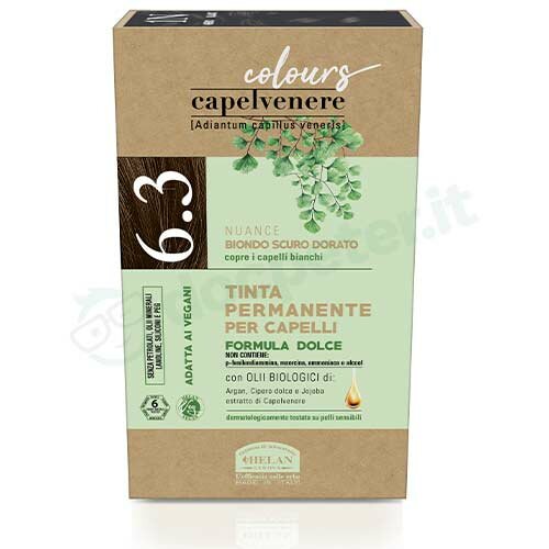 Capelvenere tinta capelli 6,3n bio